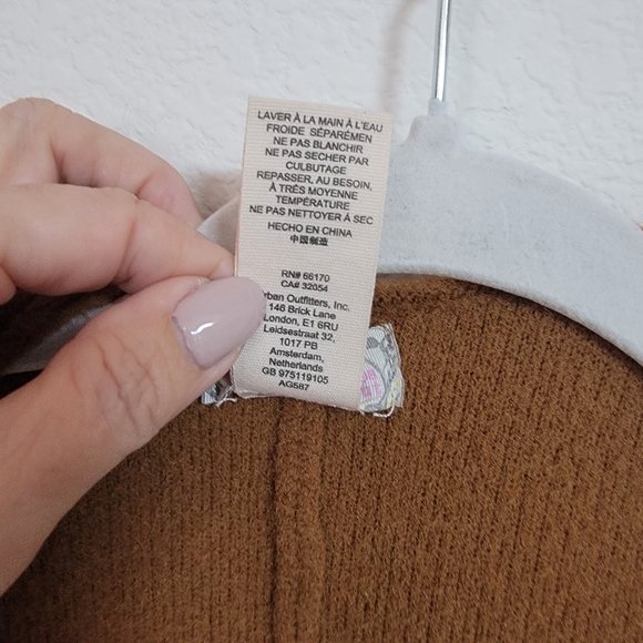 Free People Brown All I Need Cozy Hooded Duster - Picture 3 of 6